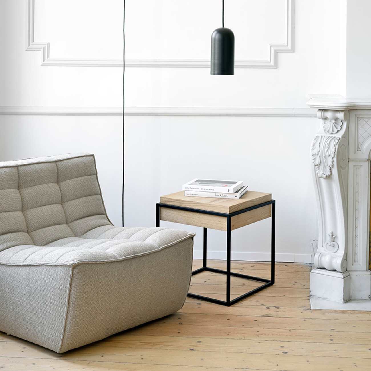 Ethnicraft Monolit Oak Side Table