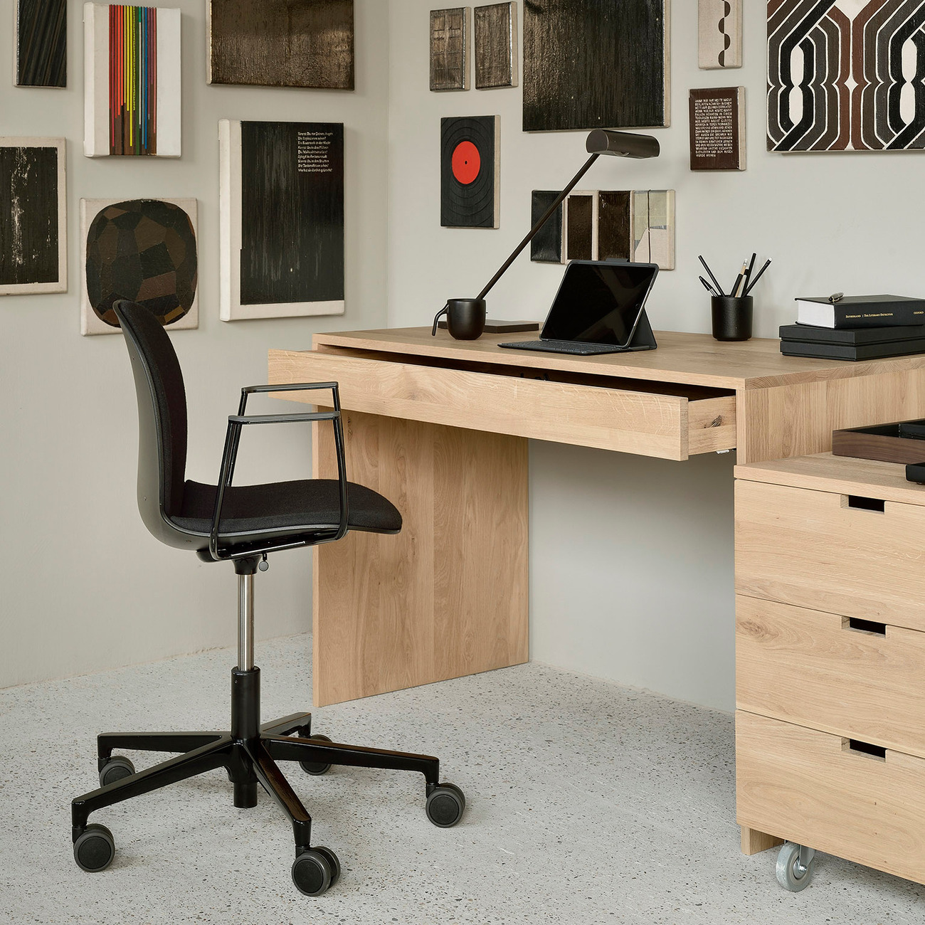 Ethnicraft Wave Oak Desk